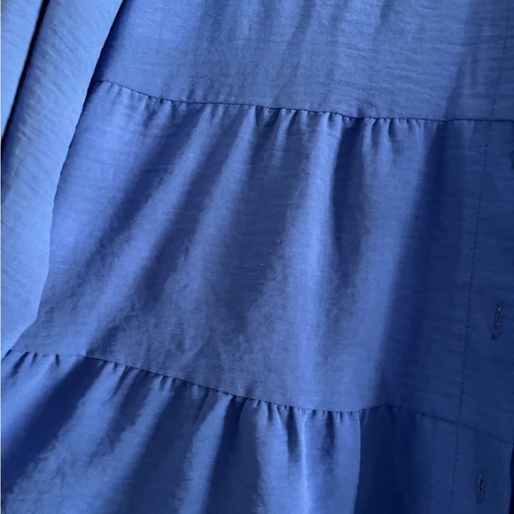 SHEIN Royal Blue Blouse with Button Detail - Picture 2 of 2